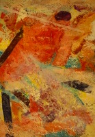 JOY
Encaustic
14  1/2" w x 19"h