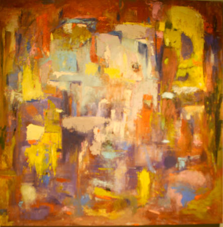 It Takes A Village
Oil & cold wax, 36"square