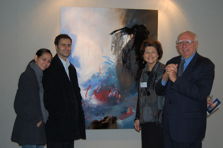 Elha, Raphael, Anne Pourney, Painter and husband Jean Louis Pourny
