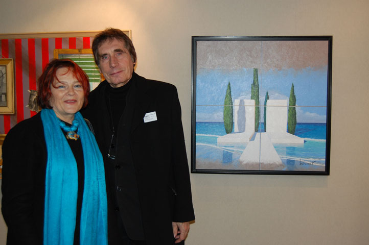 Jean Pierre Henaut, Painter and his lovely wife