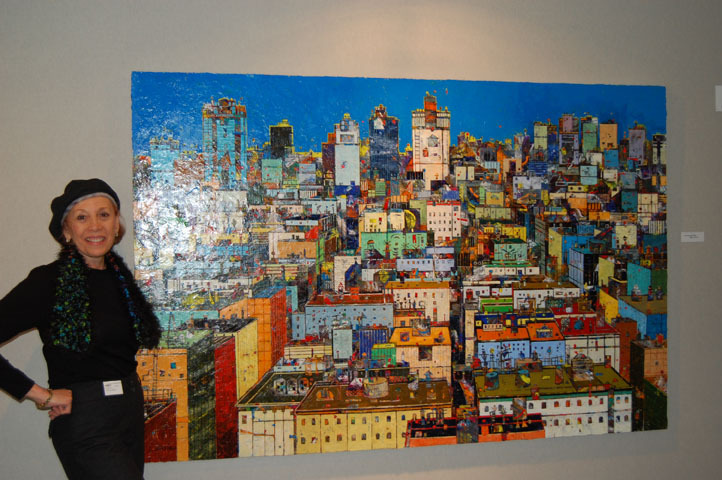 Jean- Francois LARRIEU, Painter, New York skyline