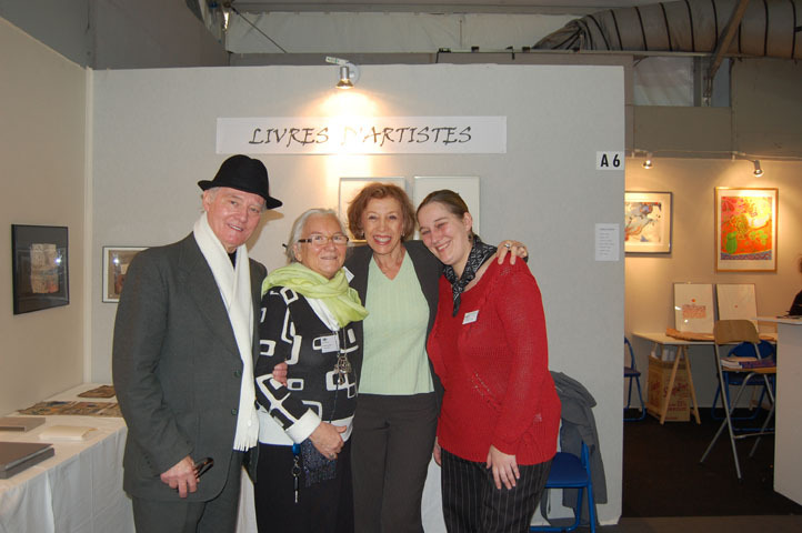 Lucien, Monique, Edith and Diana. A Happy quartet.