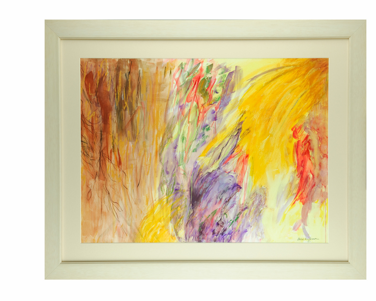 "Whispering Winds"
31"W x 24 1/2"H
Gouache, Pastel